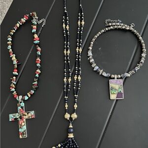 Multicolor Beaded Necklace Set